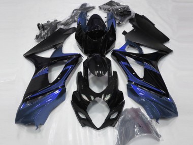 07-08 Blu & Nero Lucido GSXR 1000 Carene Moto