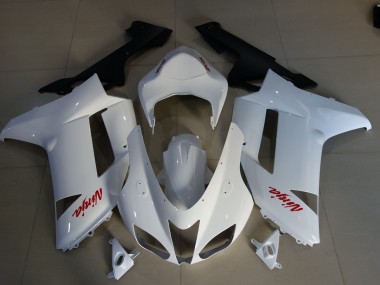 07-08 Loghi Bianchi & Rossi Lucidi ZX6R Carene Moto