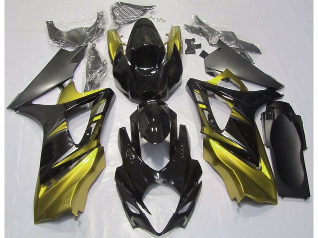 07-08 Nero Lucido & Giallo GSXR 1000 Carene Moto