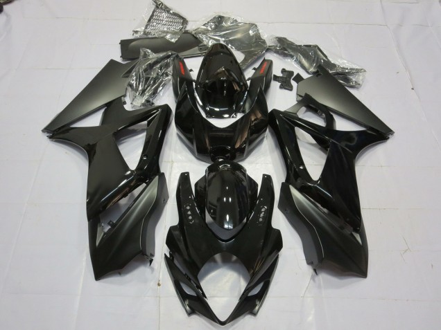 07-08 Nero Lucido & Opaco GSXR 1000 Carene Moto 07-08 Nero Lucido & Opaco GSXR 1000 Carene Moto