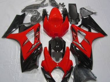 07-08 Rosso Lava & Nero GSXR 1000 Carene Moto