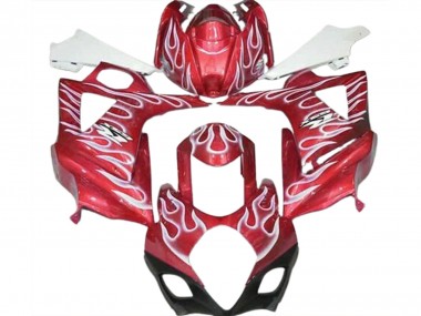 07-08 Rosso Lucido & Bianco Fiamma GSXR 1000 Carene Moto