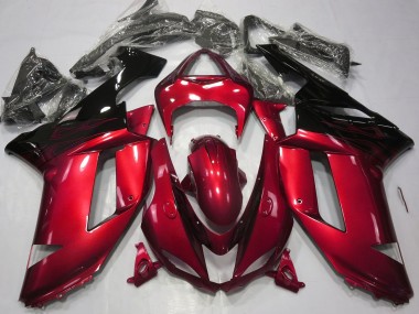 07-08 Rosso Lucido & Nero ZX6R Carene Moto