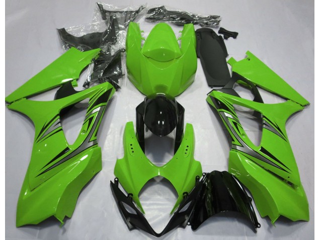 07-08 Stile OEM Verde GSXR 1000 Carene Moto 07-08 Stile OEM Verde GSXR 1000 Carene Moto