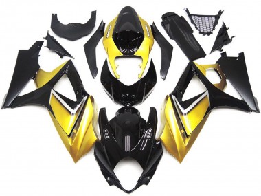07-08 Stile Personalizzato OEM Giallo Oro GSXR 1000 Carene Moto