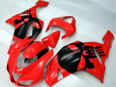 07-08 Teschio Rosso ZX6R Carene Moto