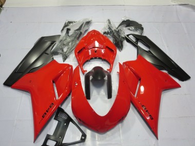 07-14 Rosso Ducati 848 1098 1198 Carene Moto