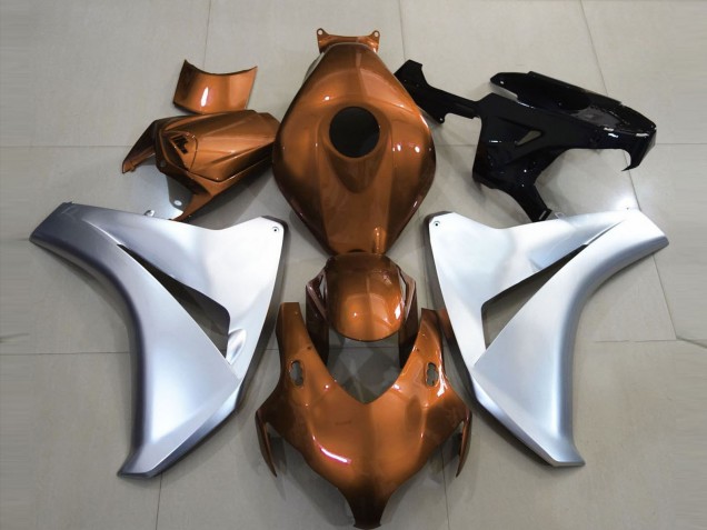 08-11 Arancio Lucido & Argento CBR1000RR Carene Moto 08-11 Arancio Lucido & Argento CBR1000RR Carene Moto