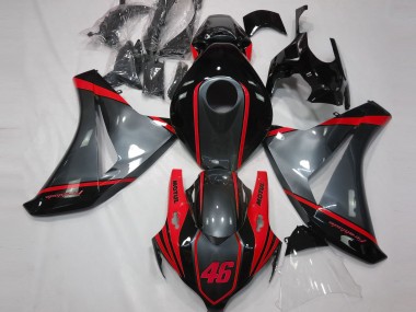 08-11 Grigio Motul & Rosso CBR1000RR Carene Moto