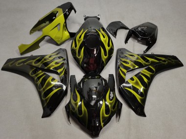 08-11 Jaune Flamme CBR1000RR Carene Moto