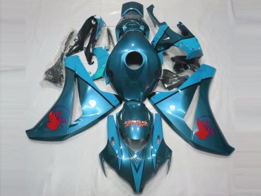 08-11 Personalizzato Azzurro CBR1000RR Carene Moto