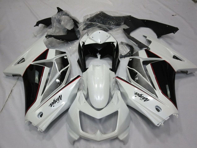 08-12 Bianco & Nero Ninja 250 Carene Moto 08-12 Bianco & Nero Ninja 250 Carene Moto