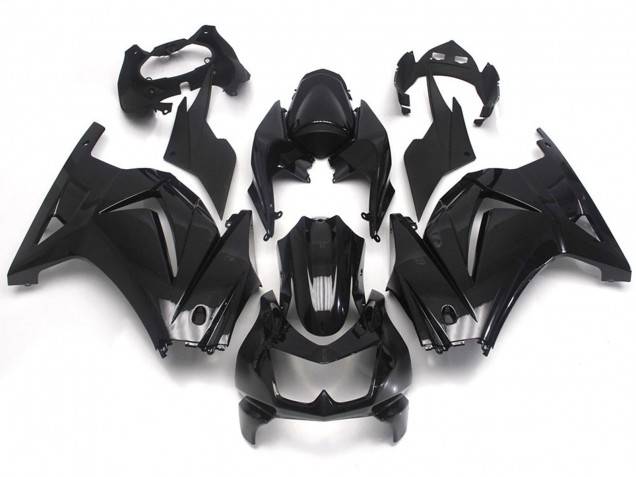 08-12 Nero Lucido Liscio Ninja 250 Carene Moto 08-12 Nero Lucido Liscio Ninja 250 Carene Moto