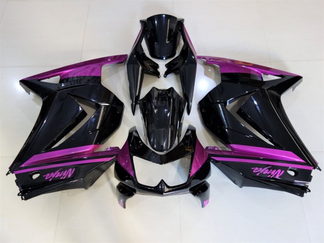 08-12 Nero Lucido & Viola Ninja 250 Carene Moto 08-12 Nero Lucido & Viola Ninja 250 Carene Moto
