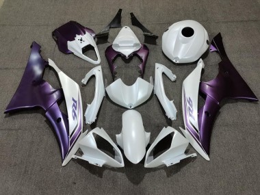 08-16 Bianco Opaco & Viola R6 Carene Moto