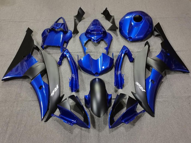 08-16 Blu Scuro & Nero Opaco R6 Carene Moto 08-16 Blu Scuro & Nero Opaco R6 Carene Moto