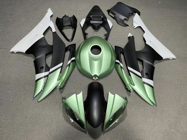 08-16 Nero Opaco & Verde R6 Carene Moto