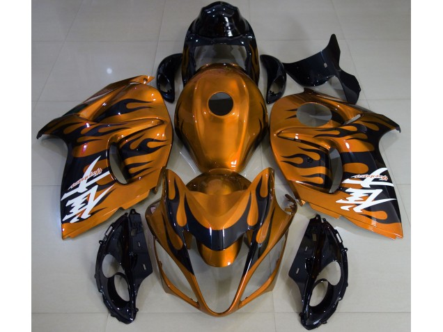 08-20 Arancione Lucido & Nero GSXR 1300 Carene Moto 08-20 Arancione Lucido & Nero GSXR 1300 Carene Moto