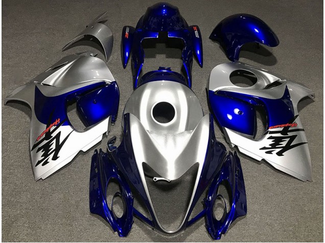 08-20 Argento Lucido & Blu GSXR 1300 Carene Moto 08-20 Argento Lucido & Blu GSXR 1300 Carene Moto
