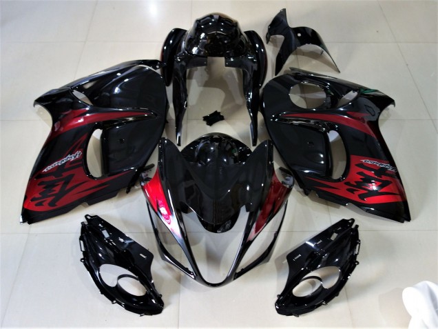 08-20 Nero Lucido & Rosso Caramello GSXR 1300 Carene Moto 08-20 Nero Lucido & Rosso Caramello GSXR 1300 Carene Moto