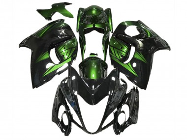08-20 Nero Lucido & Verde Intenso GSXR 1300 Carene Moto