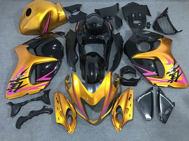 08-20 Oro Lucido Con Nero GSXR 1300 Carene Moto 08-20 Oro Lucido Con Nero GSXR 1300 Carene Moto