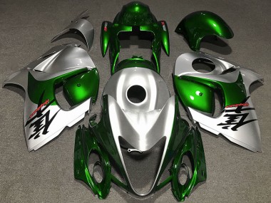 08-20 Verde Lucido & Argento GSXR 1300 Carene Moto