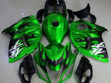 08-20 Verde Lucido & Nero GSXR 1300 Carene Moto