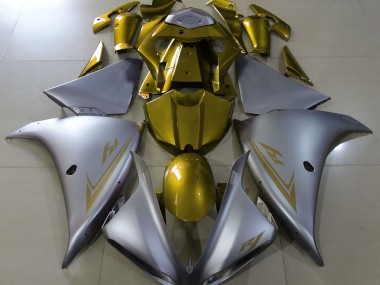 09-11 Argento Opaco & Oro R1 Carene Moto