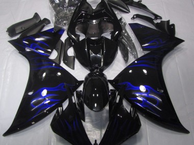 09-11 Nero & Blu Fiamma R1 Carene Moto