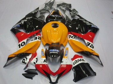 09-12 Arancio Chiaro Repsol CBR600RR Carene Moto