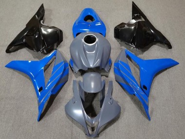 09-12 Doppio Blu Su Grigio CBR600RR Carene Moto