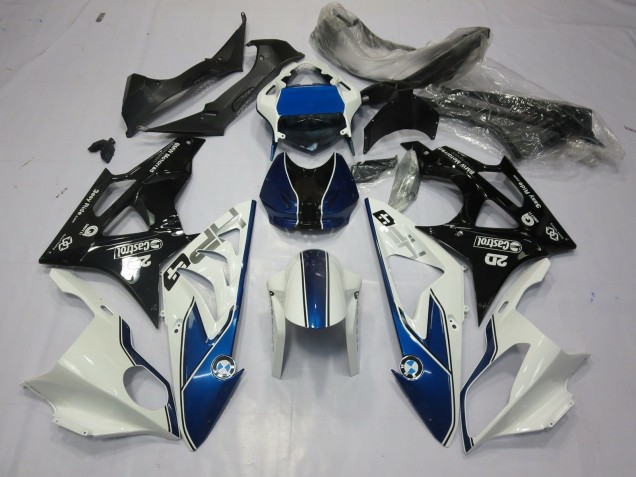 09-14 Alieno Blu & Bianco S1000RR Carene Moto 09-14 Alieno Blu & Bianco S1000RR Carene Moto