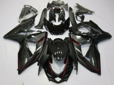 09-16 Argento Nero & Rosso GSXR 1000 Carene Moto