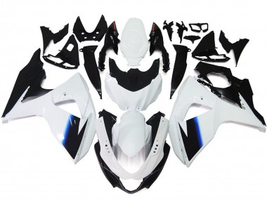 09-16 Bianco Lucido & Nero GSXR 1000 Carene Moto