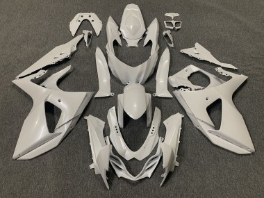 09-16 Bianco Lucido Semplice GSXR 1000 Carene Moto