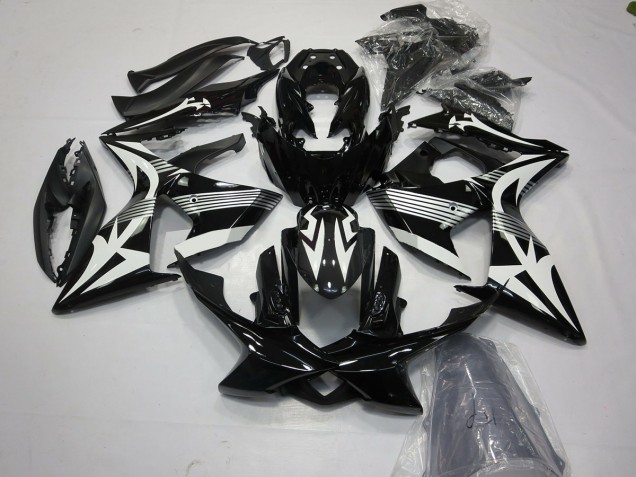 09-16 Bianco & Nero GSXR 1000 Carene Moto 09-16 Bianco & Nero GSXR 1000 Carene Moto