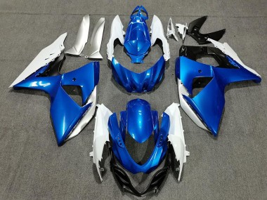 09-16 Blu Bianco & Argento GSXR 1000 Carene Moto