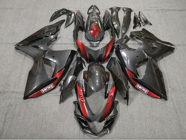 09-16 Fibra Di Carbonio Rosso GSXR 1000 Carene Moto 09-16 Fibra Di Carbonio Rosso GSXR 1000 Carene Moto