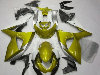 09-16 Giallo Lucido & Bianco GSXR 1000 Carene Moto
