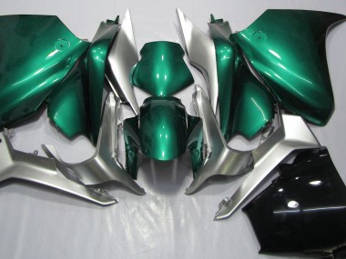 10-13 Verde Schiuma Di Mare & Argento VFR1200 Carene Moto