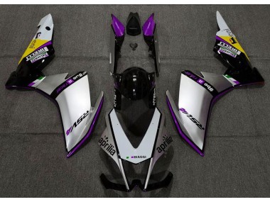 10-15 Argento Pirelli & Viola RSV4 1000 Carene Moto
