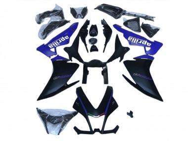 10-15 Nero Opaco & Blu RSV4 1000 Carene Moto