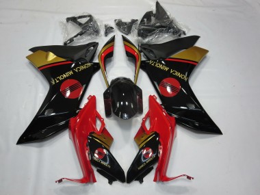 11-12 Konica Minolta Rosso Nero & Oro CBR600F Carene Moto
