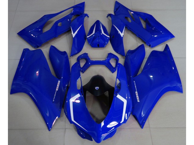 11-14 Blu Lucido & Bianco Ducati 1199 Carene Moto 11-14 Blu Lucido & Bianco Ducati 1199 Carene Moto