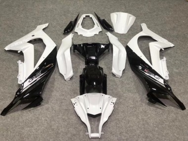 11-15 Bianco Lucido/Nero ZX10R Carene Moto