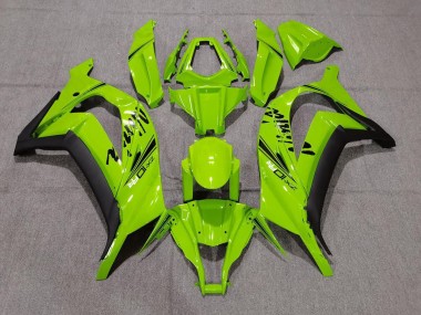 11-15 Verde Lucido & Nero ZX10R Carene Moto