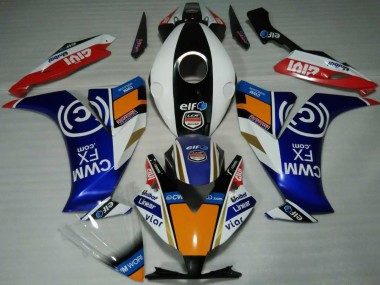 12-16 Elf Blu & Arancione CBR1000RR Carene Moto