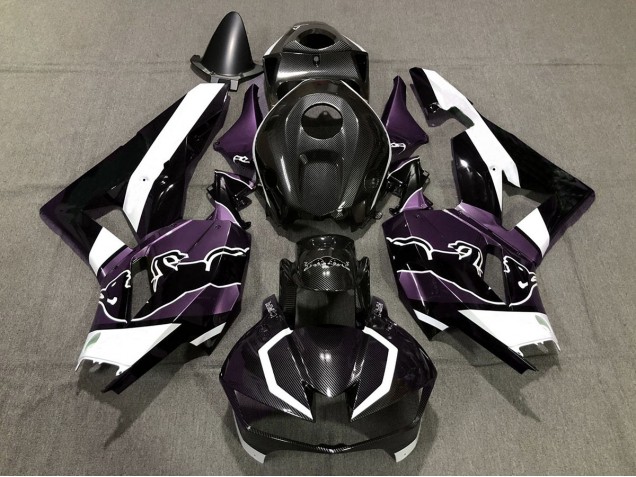 13-23 Viola Personalizzato Fibra Di Carbonio Toro CBR600RR Carene Moto 13-23 Viola Personalizzato Fibra Di Carbonio Toro CBR600RR Carene Moto