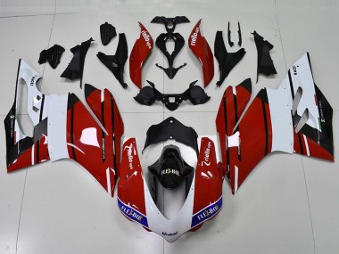 15-17 Rosso & Bianco Ducati 959 1299 Carene Moto